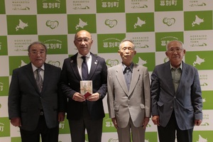 飯田町長との集合写真