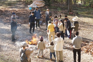 焼き芋大会の様子