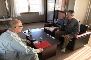工業団地企業訪問の様子
