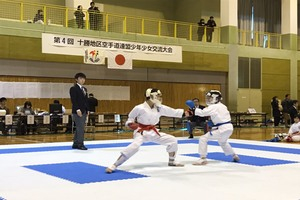 十勝地区空手道連盟の少年少女交流大会の様子 その2