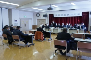 令和4年度地区別公区長会議の様子 その3