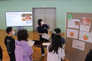 幕別中学校SDGsプレゼンテーション発表会の様子 その2