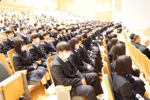 幕別清陵高等学校入学式の様子 その2