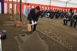 地鎮祭の様子 その2