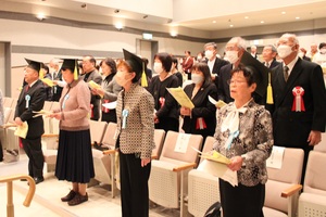 令和5年度しらかば大学卒業式の様子 その2