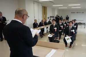 まくべつ農村アカデミー入校式の様子 その1