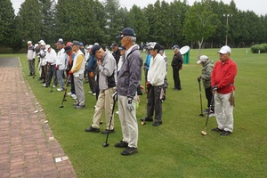 幕別町老人クラブ連合会会長杯パークゴルフ大会の様子 その2