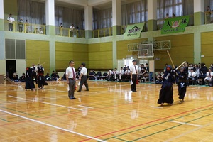 第58回全十勝少年剣道団体優勝大会兼第43回全十勝剣道選手権大会開会式の様子 その2