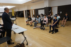 幕別町小学生国内研修事後研修会の様子 その1