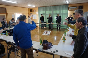 美川老友会の新年会の様子