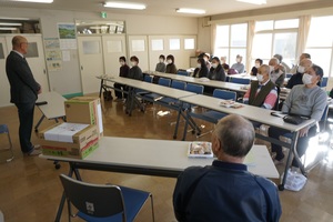 文京町長寿会の新年会の様子