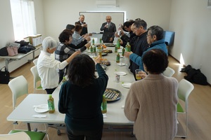 駒畠爽寿会の新年会の様子