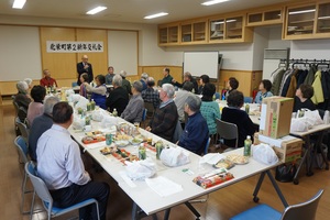 北栄町第2シニア部の新年会の様子