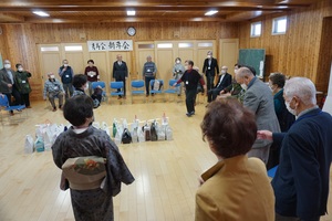青寿会の新年会の様子