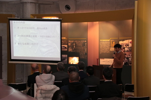 ナウマン象化石骨発見50周年記念事業 2019発掘調査報告会の様子