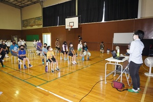 明倫小学校で行われた1日防災学校の様子 その2