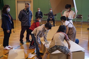 途別小学校での1日防災学校の様子 その2