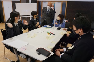 幕別清陵高校での交流事業の様子 その2