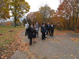 現地調査（明野ケ丘公園）