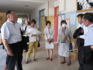 現地調査（幕別中学校）　