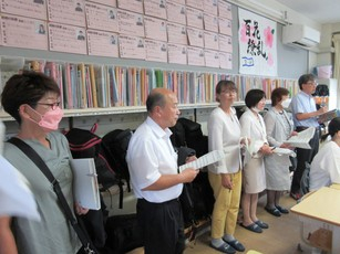 　現地調査（札内中学校）