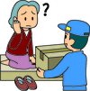 送り付け商法のイメージイラスト