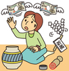 開運商法のイメージイラスト