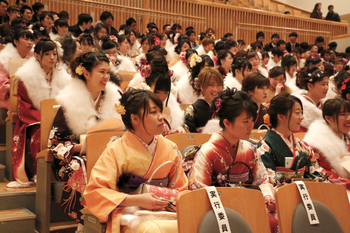 成人式の様子