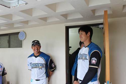 大谷選手と市川選手