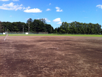 依田公園野球場のグラウンドの写真