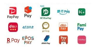 利用できるコード決済の種類