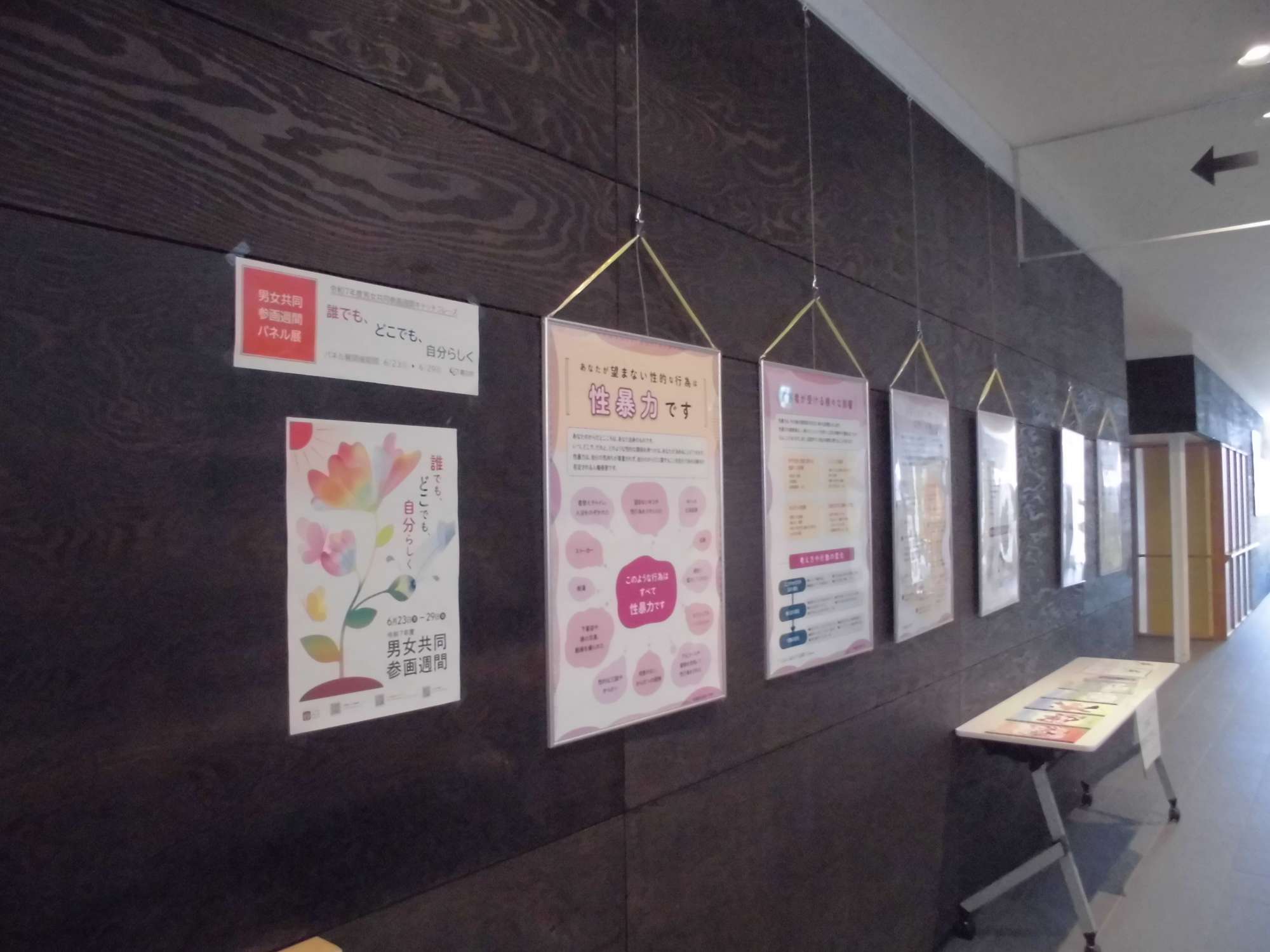 男女共同参画週間パネル展